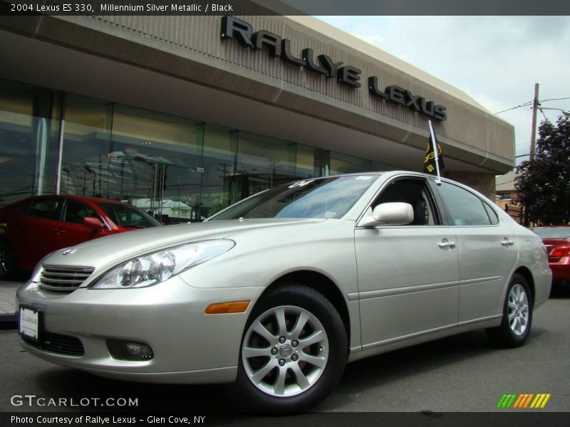 Millennium Silver Metallic / Black 2004 Lexus ES 330