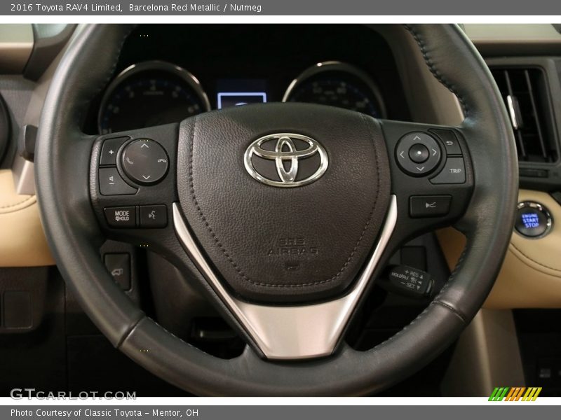 Barcelona Red Metallic / Nutmeg 2016 Toyota RAV4 Limited