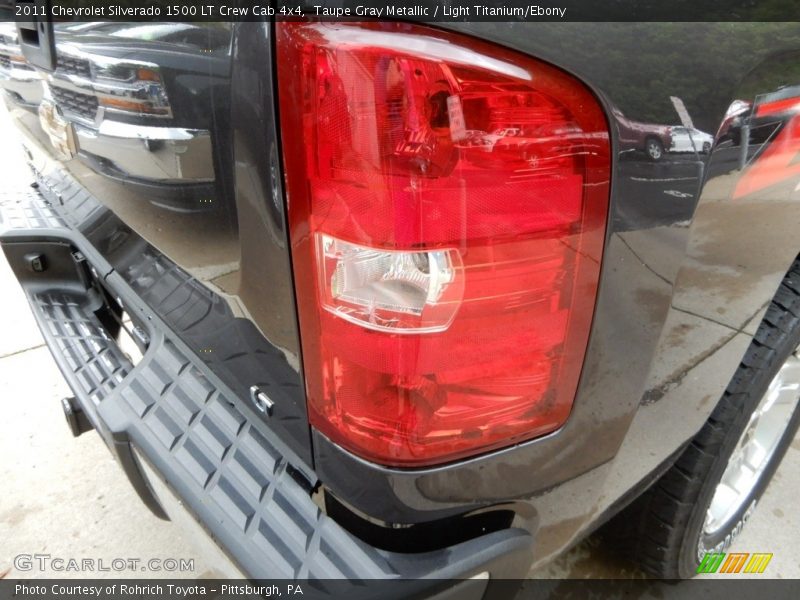 Taupe Gray Metallic / Light Titanium/Ebony 2011 Chevrolet Silverado 1500 LT Crew Cab 4x4