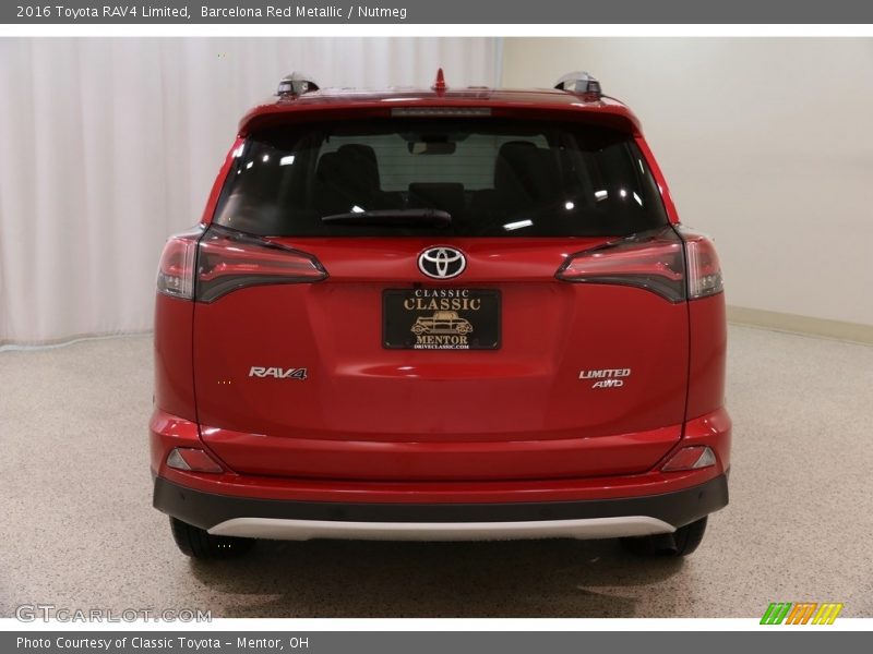 Barcelona Red Metallic / Nutmeg 2016 Toyota RAV4 Limited