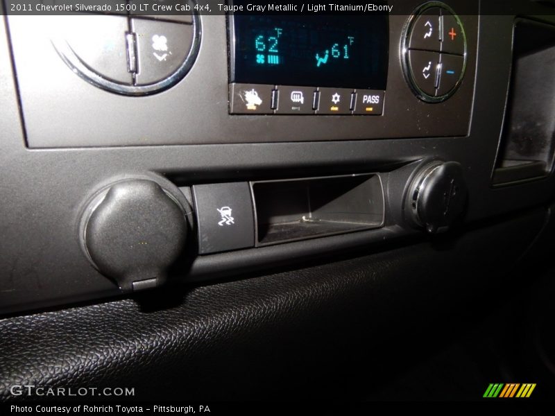 Taupe Gray Metallic / Light Titanium/Ebony 2011 Chevrolet Silverado 1500 LT Crew Cab 4x4