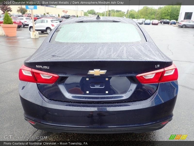 Blue Velvet Metallic / Dark Atmosphere/Medium Ash Gray 2016 Chevrolet Malibu LS