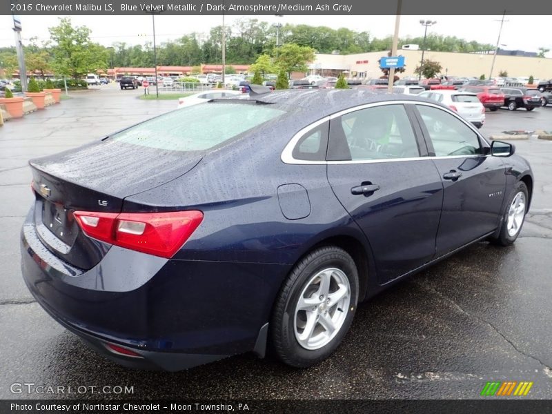 Blue Velvet Metallic / Dark Atmosphere/Medium Ash Gray 2016 Chevrolet Malibu LS