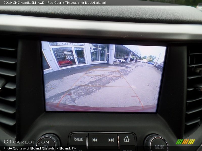 Red Quartz Tintcoat / Jet Black/Kalahari 2019 GMC Acadia SLT AWD