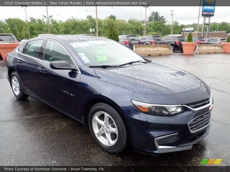 Blue Velvet Metallic / Dark Atmosphere/Medium Ash Gray 2016 Chevrolet Malibu LS