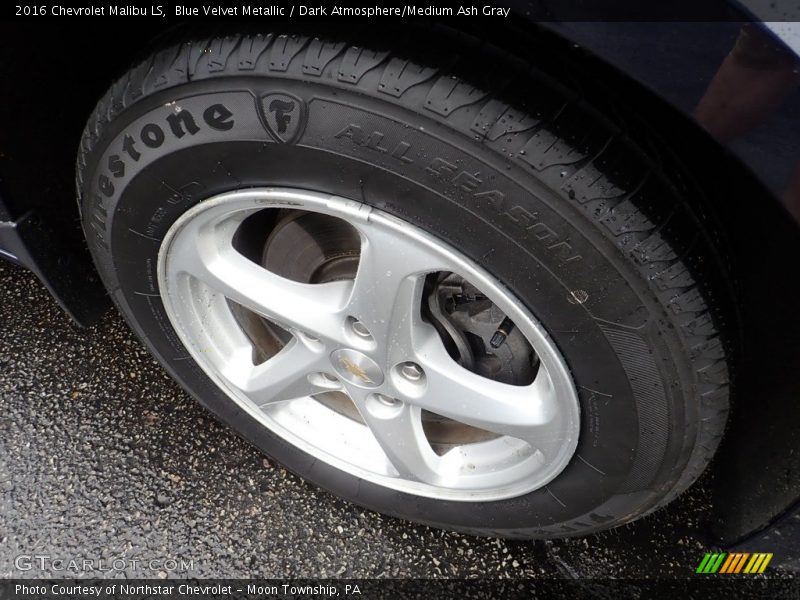 Blue Velvet Metallic / Dark Atmosphere/Medium Ash Gray 2016 Chevrolet Malibu LS
