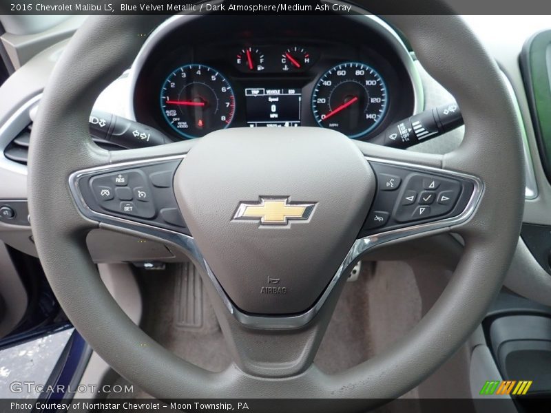 Blue Velvet Metallic / Dark Atmosphere/Medium Ash Gray 2016 Chevrolet Malibu LS