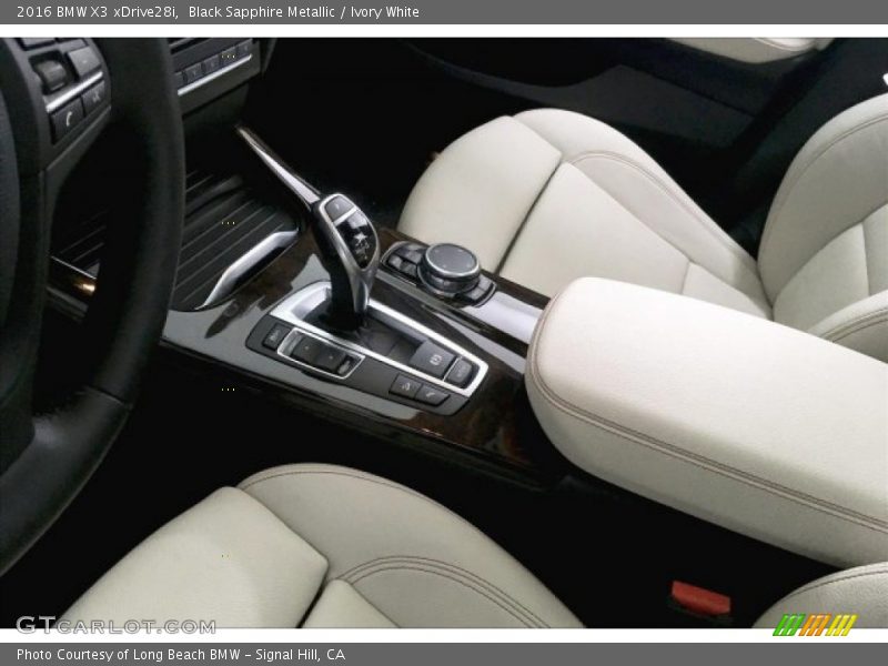 Black Sapphire Metallic / Ivory White 2016 BMW X3 xDrive28i