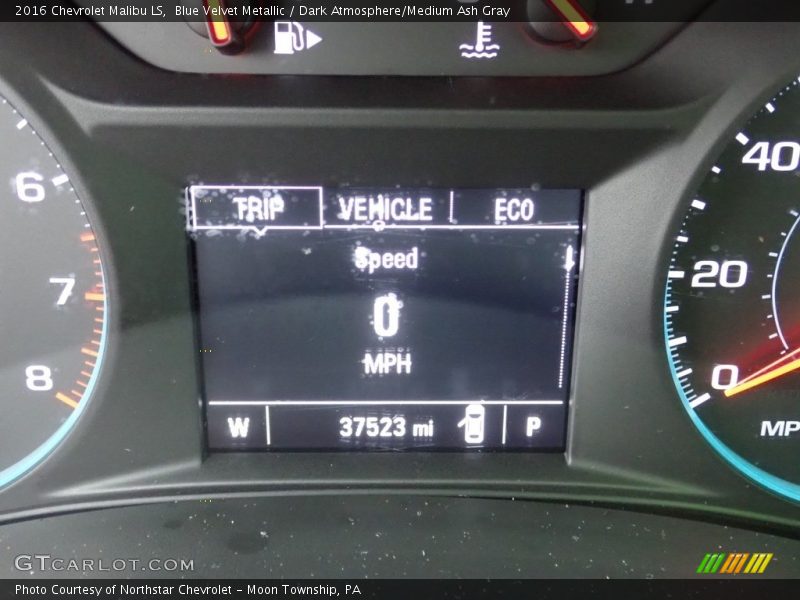 Blue Velvet Metallic / Dark Atmosphere/Medium Ash Gray 2016 Chevrolet Malibu LS