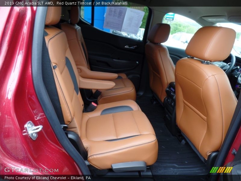 Red Quartz Tintcoat / Jet Black/Kalahari 2019 GMC Acadia SLT AWD