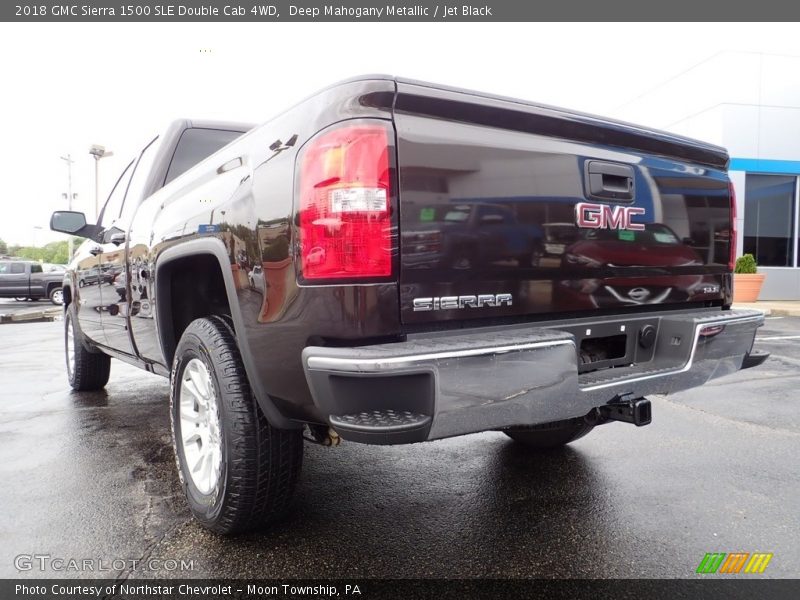 Deep Mahogany Metallic / Jet Black 2018 GMC Sierra 1500 SLE Double Cab 4WD