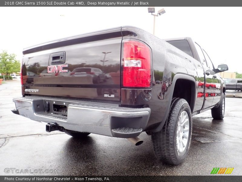 Deep Mahogany Metallic / Jet Black 2018 GMC Sierra 1500 SLE Double Cab 4WD