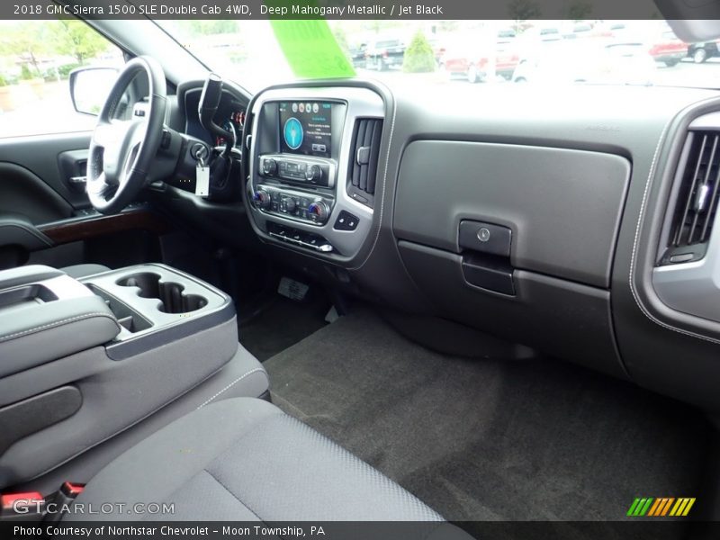 Deep Mahogany Metallic / Jet Black 2018 GMC Sierra 1500 SLE Double Cab 4WD