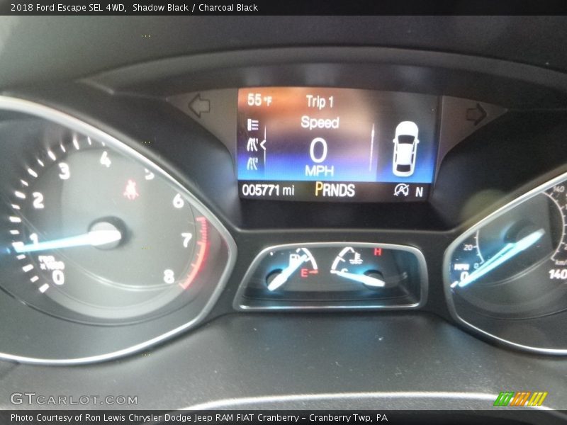 Shadow Black / Charcoal Black 2018 Ford Escape SEL 4WD