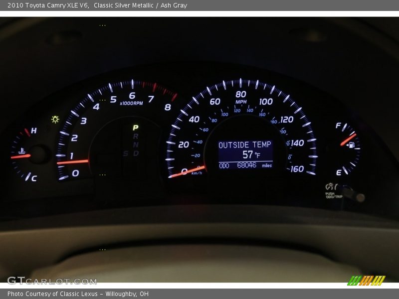 Classic Silver Metallic / Ash Gray 2010 Toyota Camry XLE V6