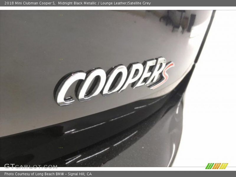 Midnight Black Metallic / Lounge Leather/Satellite Grey 2018 Mini Clubman Cooper S