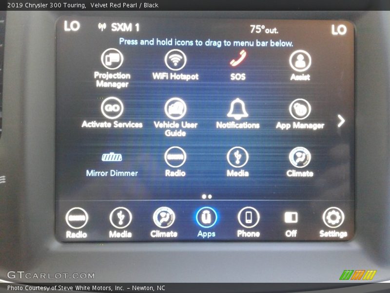 Velvet Red Pearl / Black 2019 Chrysler 300 Touring