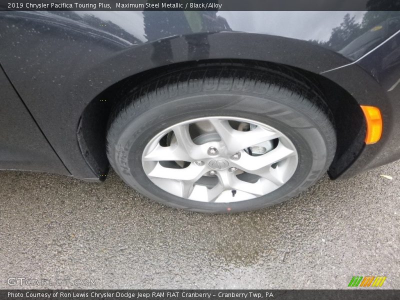 Maximum Steel Metallic / Black/Alloy 2019 Chrysler Pacifica Touring Plus
