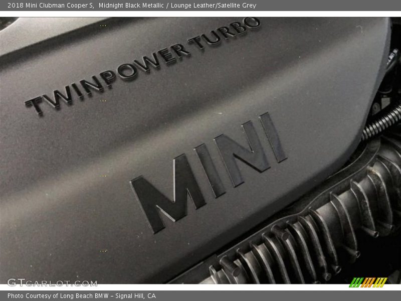 Midnight Black Metallic / Lounge Leather/Satellite Grey 2018 Mini Clubman Cooper S