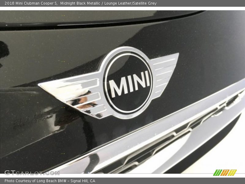 Midnight Black Metallic / Lounge Leather/Satellite Grey 2018 Mini Clubman Cooper S