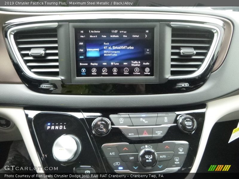 Controls of 2019 Pacifica Touring Plus