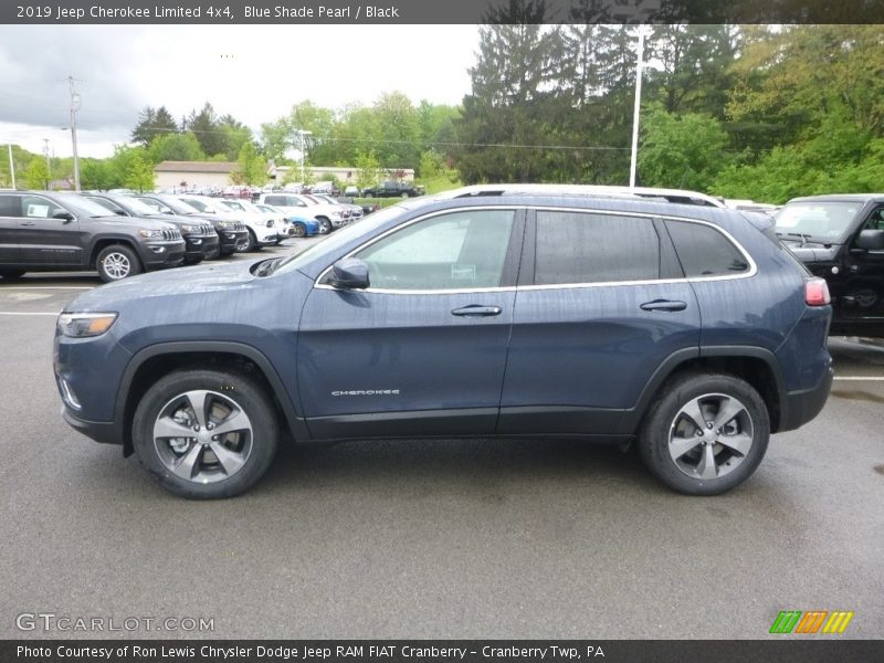 Blue Shade Pearl / Black 2019 Jeep Cherokee Limited 4x4