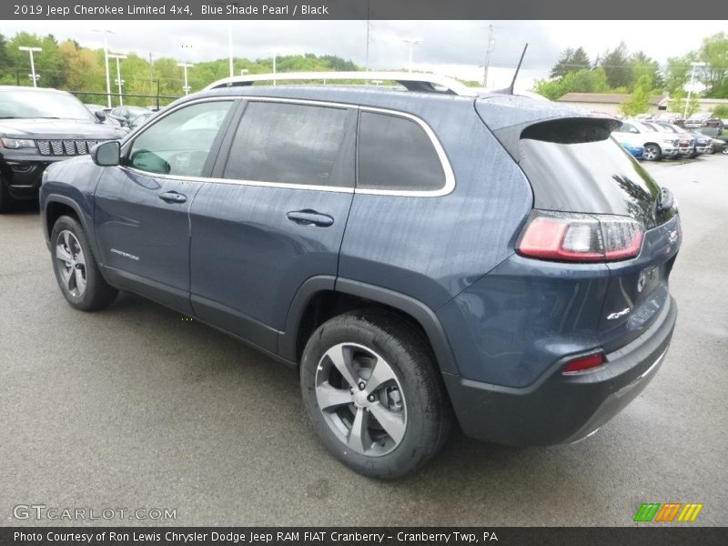 Blue Shade Pearl / Black 2019 Jeep Cherokee Limited 4x4
