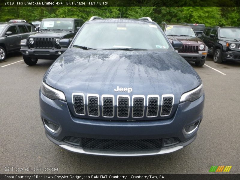 Blue Shade Pearl / Black 2019 Jeep Cherokee Limited 4x4