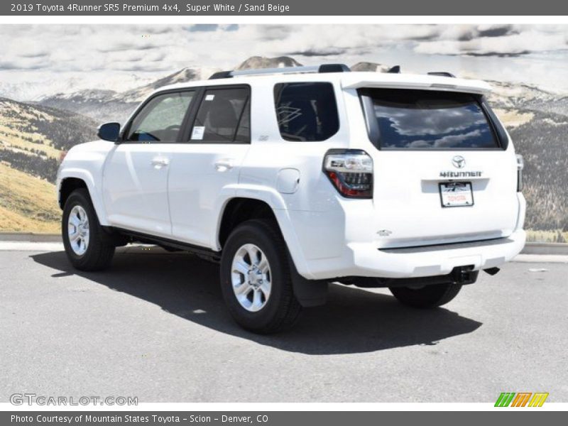 Super White / Sand Beige 2019 Toyota 4Runner SR5 Premium 4x4