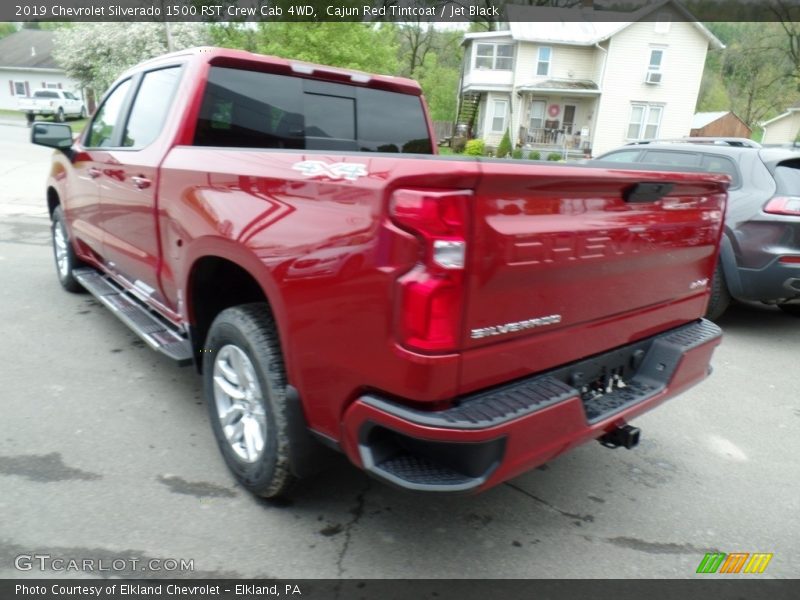 Cajun Red Tintcoat / Jet Black 2019 Chevrolet Silverado 1500 RST Crew Cab 4WD