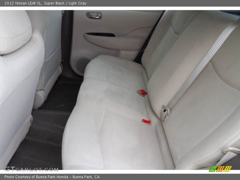 Super Black / Light Gray 2012 Nissan LEAF SL