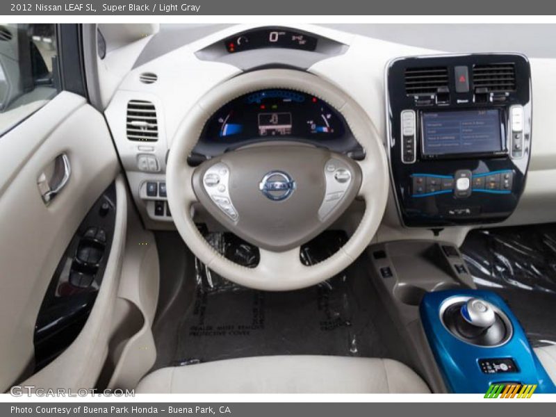 Super Black / Light Gray 2012 Nissan LEAF SL
