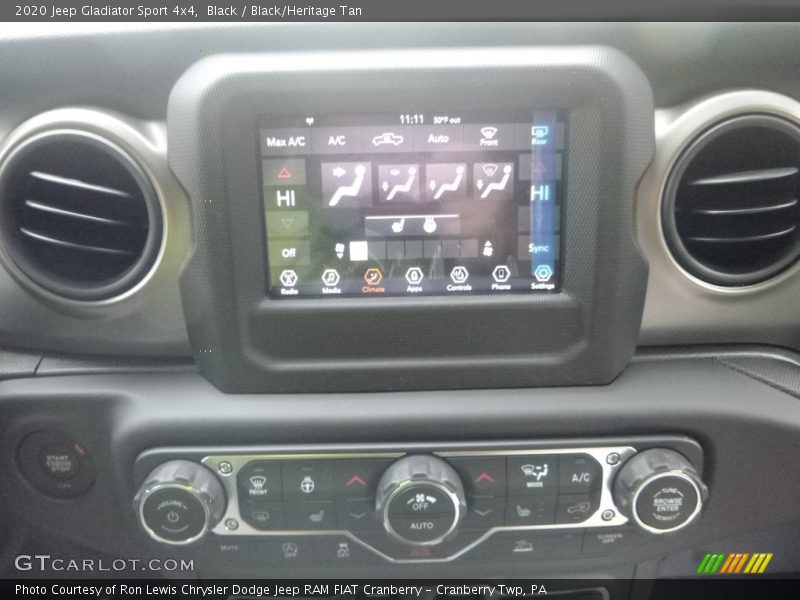 Black / Black/Heritage Tan 2020 Jeep Gladiator Sport 4x4