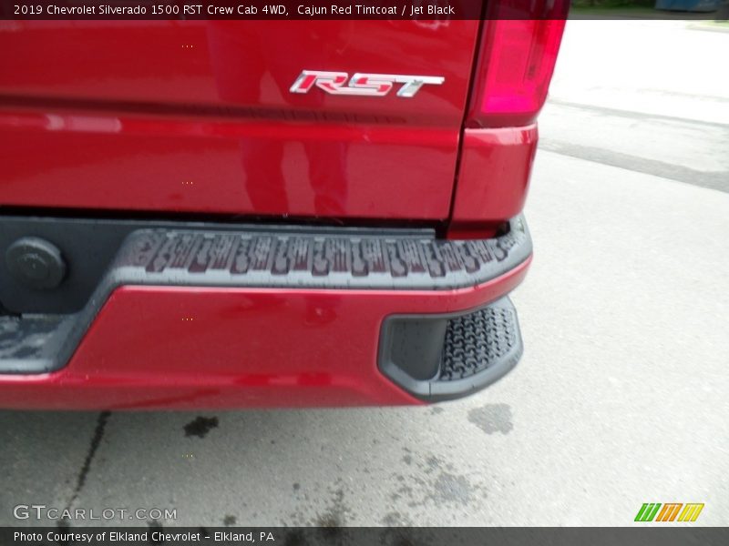 Cajun Red Tintcoat / Jet Black 2019 Chevrolet Silverado 1500 RST Crew Cab 4WD