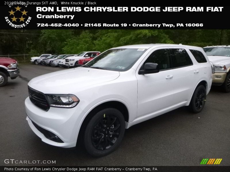 White Knuckle / Black 2019 Dodge Durango SXT AWD