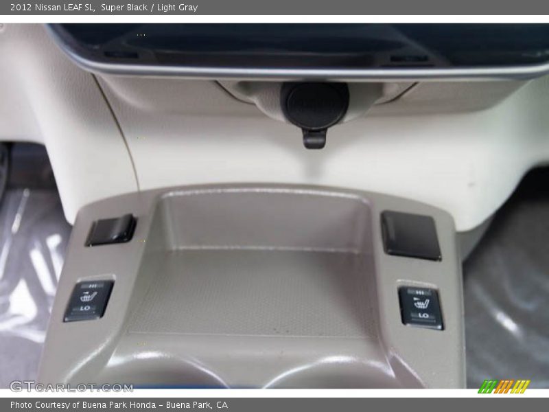 Super Black / Light Gray 2012 Nissan LEAF SL