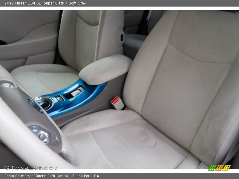 Super Black / Light Gray 2012 Nissan LEAF SL