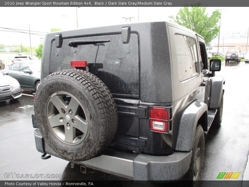 Black / Dark Slate Gray/Medium Slate Gray 2010 Jeep Wrangler Sport Mountain Edition 4x4