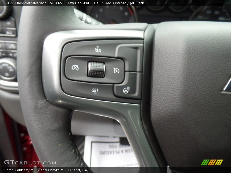 Cajun Red Tintcoat / Jet Black 2019 Chevrolet Silverado 1500 RST Crew Cab 4WD