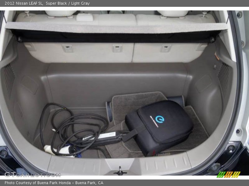Super Black / Light Gray 2012 Nissan LEAF SL