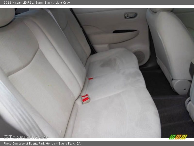 Super Black / Light Gray 2012 Nissan LEAF SL