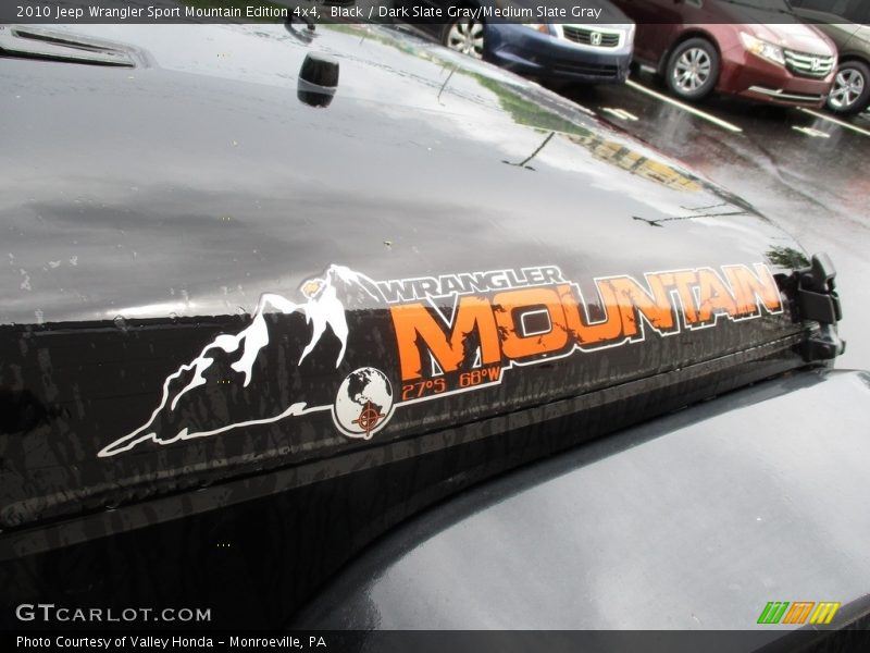 Black / Dark Slate Gray/Medium Slate Gray 2010 Jeep Wrangler Sport Mountain Edition 4x4
