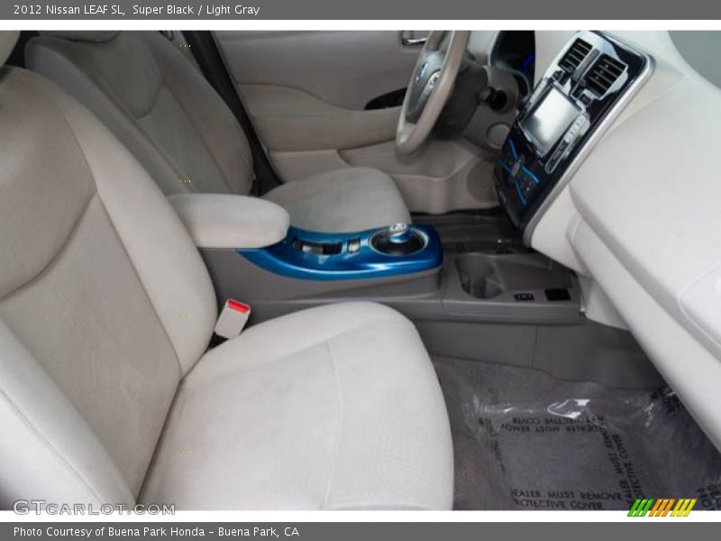 Super Black / Light Gray 2012 Nissan LEAF SL