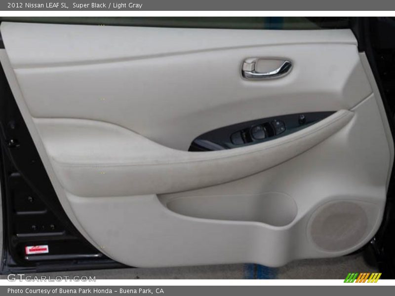 Super Black / Light Gray 2012 Nissan LEAF SL