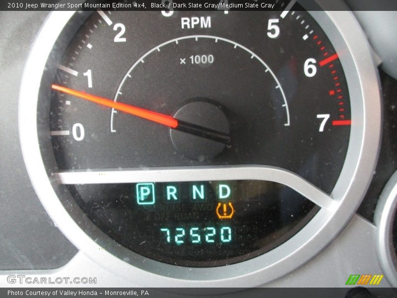 Black / Dark Slate Gray/Medium Slate Gray 2010 Jeep Wrangler Sport Mountain Edition 4x4