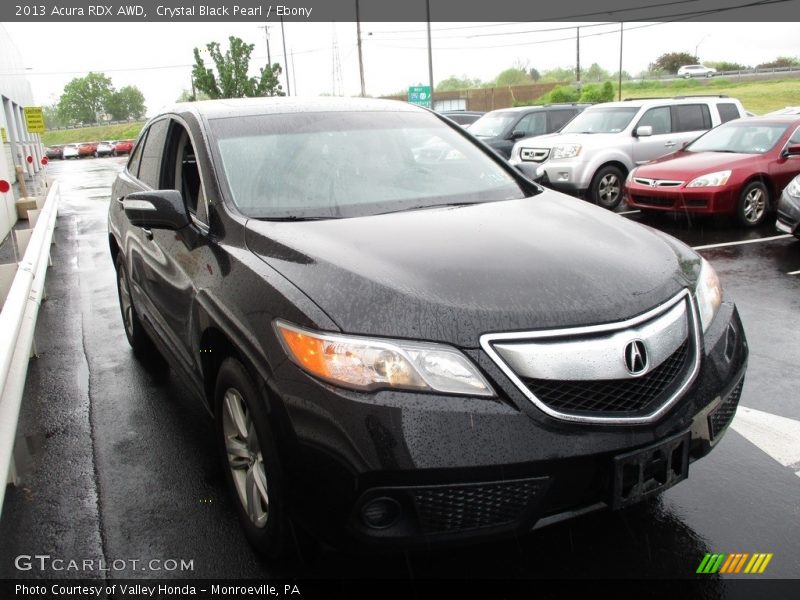 Crystal Black Pearl / Ebony 2013 Acura RDX AWD