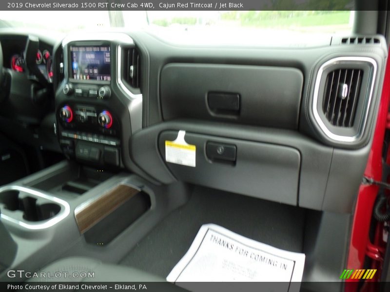 Cajun Red Tintcoat / Jet Black 2019 Chevrolet Silverado 1500 RST Crew Cab 4WD