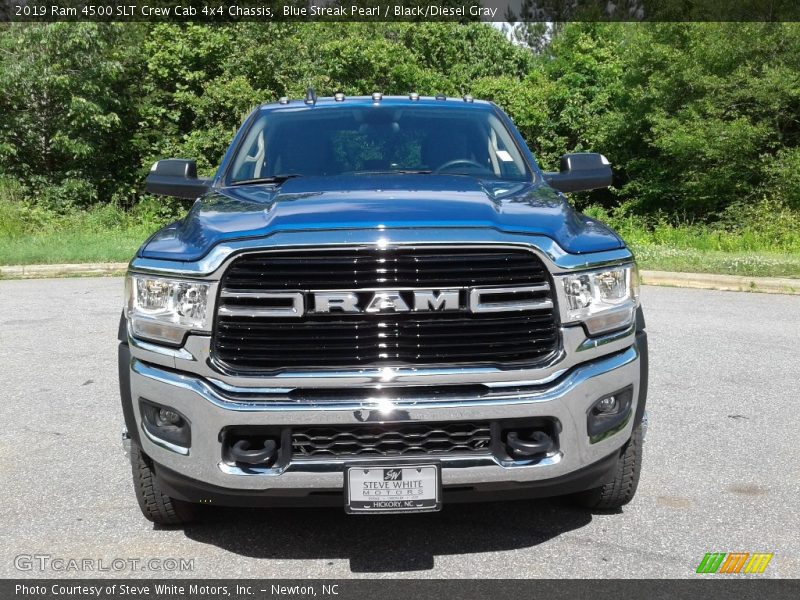 Blue Streak Pearl / Black/Diesel Gray 2019 Ram 4500 SLT Crew Cab 4x4 Chassis