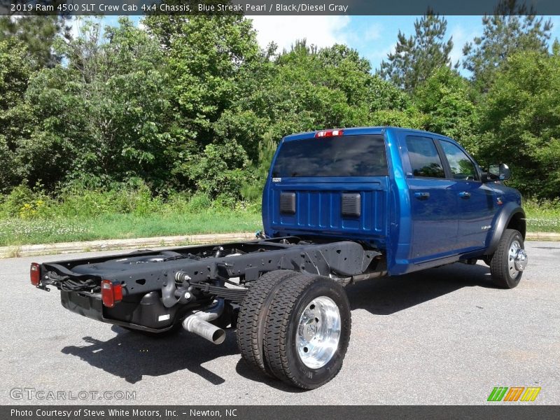 Blue Streak Pearl / Black/Diesel Gray 2019 Ram 4500 SLT Crew Cab 4x4 Chassis