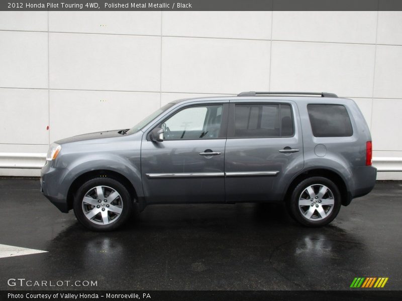 Polished Metal Metallic / Black 2012 Honda Pilot Touring 4WD